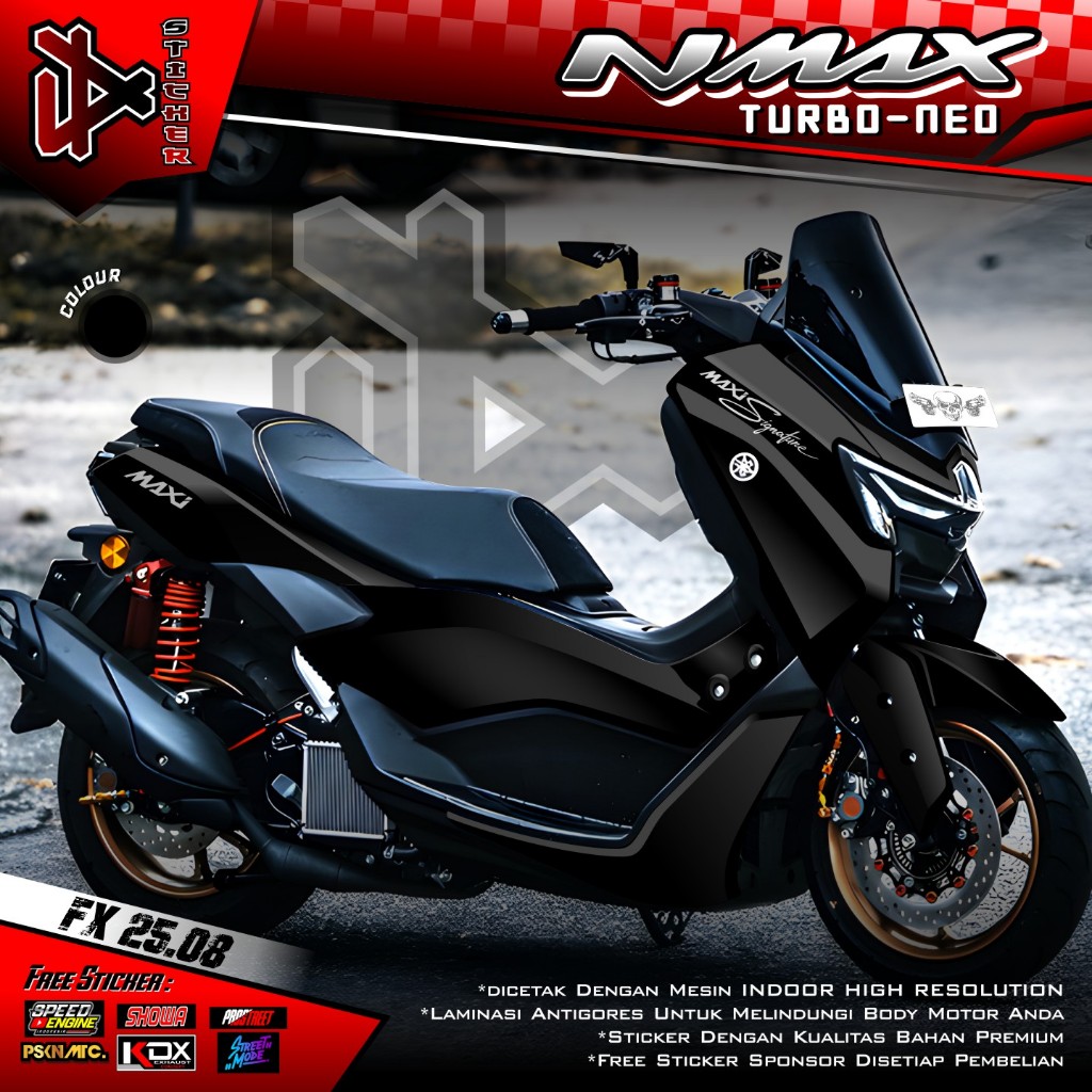 Jual (COD) TERBARU Decal Stiker Motor Yamaha Nmax TURBO NEO S New 2024 ...