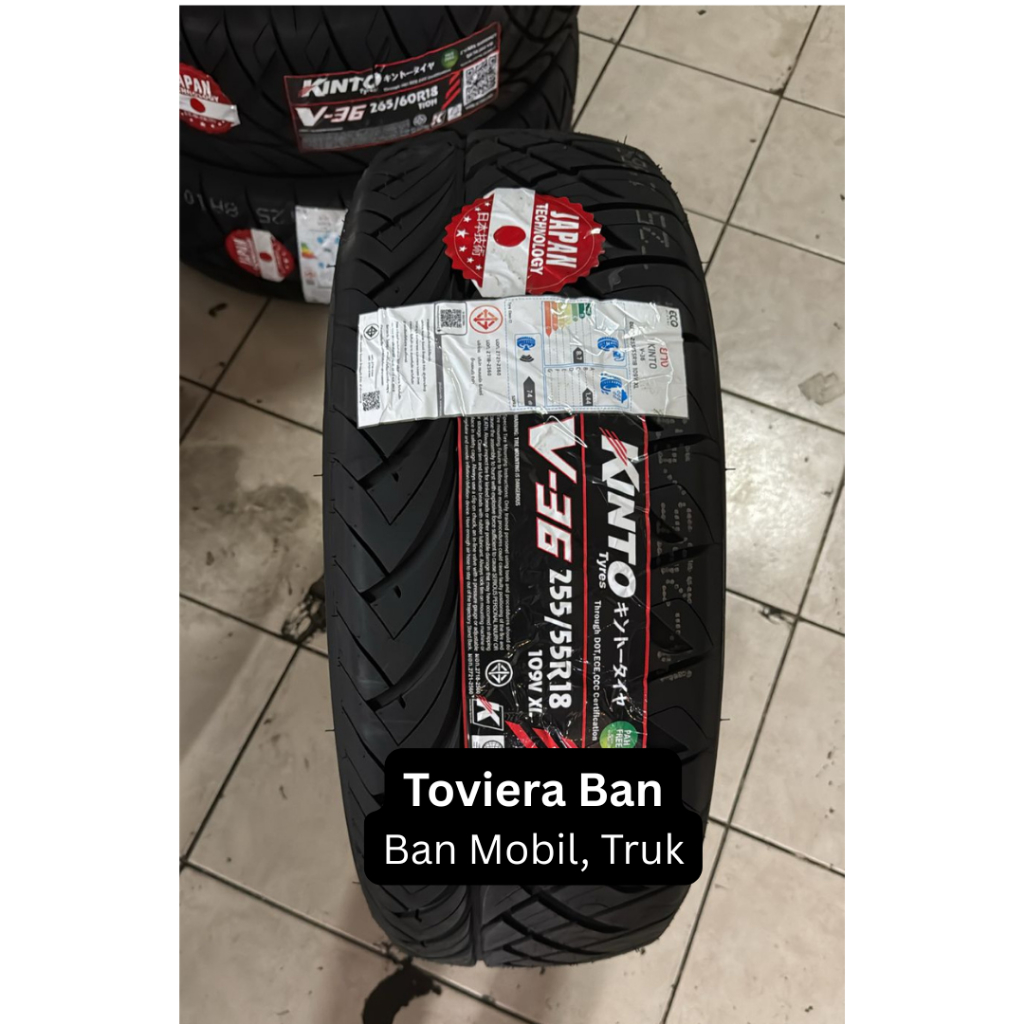 Jual Ban Mobil 255/55 R18 KINTO V36 Semi Slick 255 55 18 109V XL ...