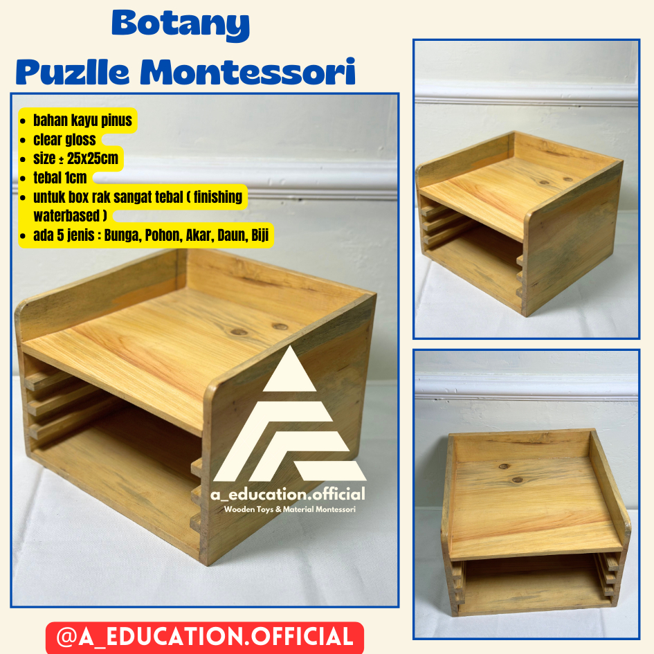 Jual Puzzle Box Puzzle Botany Zoologi Puzzle Montessori | Shopee Indonesia