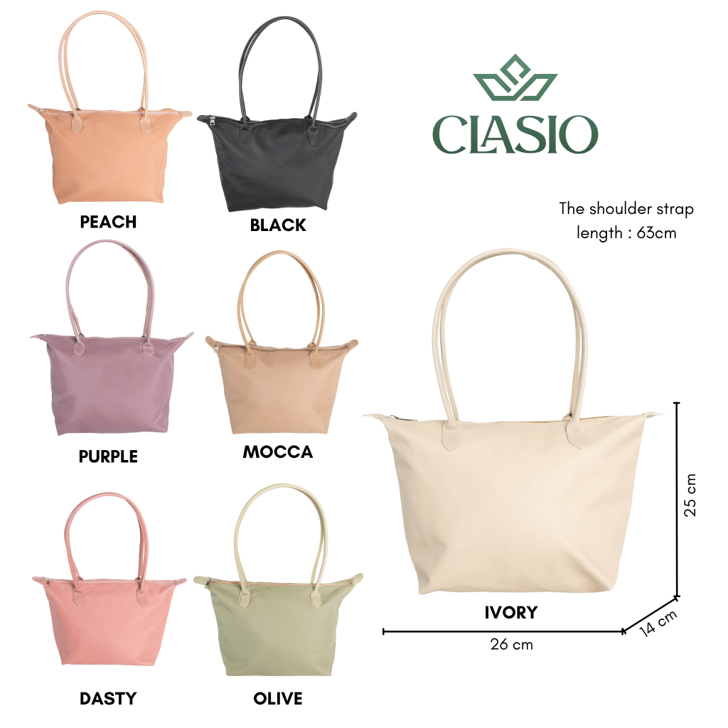 Jual CLASIO Kimmy Tote Bag Tas Bahu Wanita Tas Jinjing Tas Kuliah Tas ...