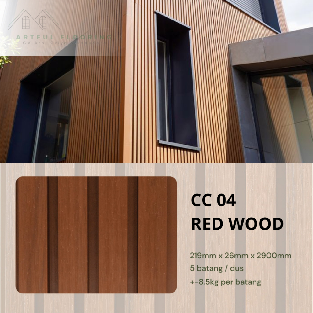 Jual WPC Wall Cladding Chiara/WallPanel Outdoor Dinding Pagar Wall ...