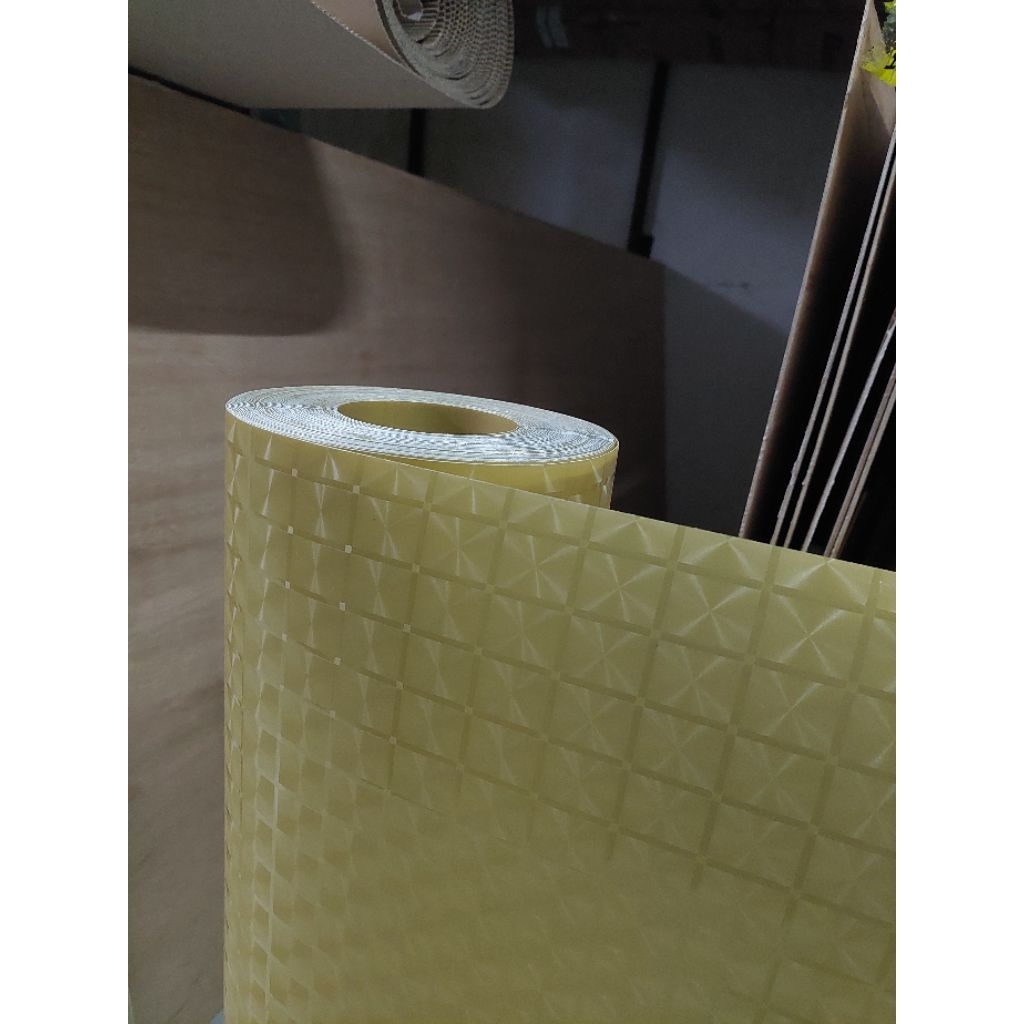 Jual Fiber Pagar Motif Gold Square Dimension Per Meter | Shopee Indonesia