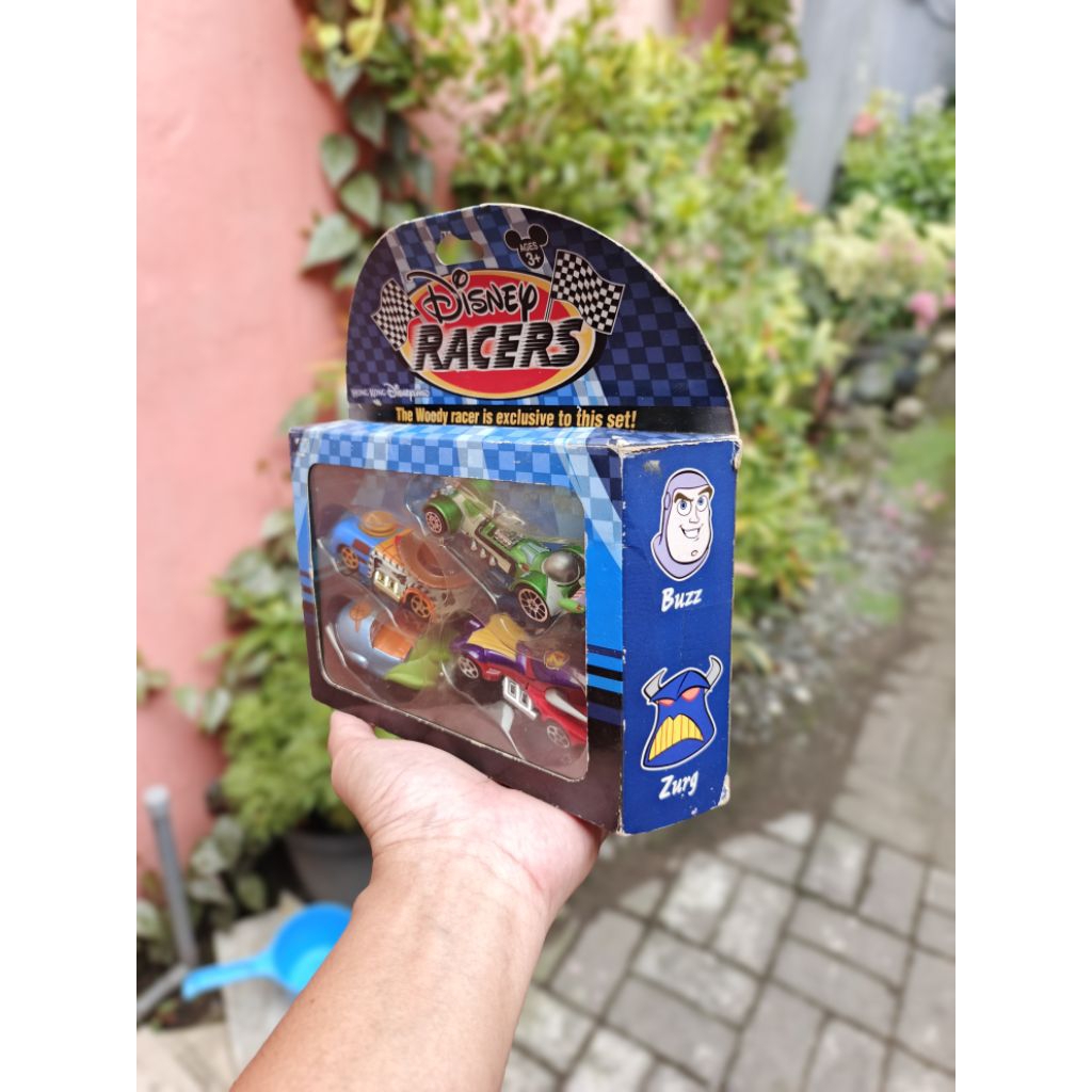 Jual Diecast Disney Racers Set Toy Story Woody, Buzz Lightyear, Emperor ...