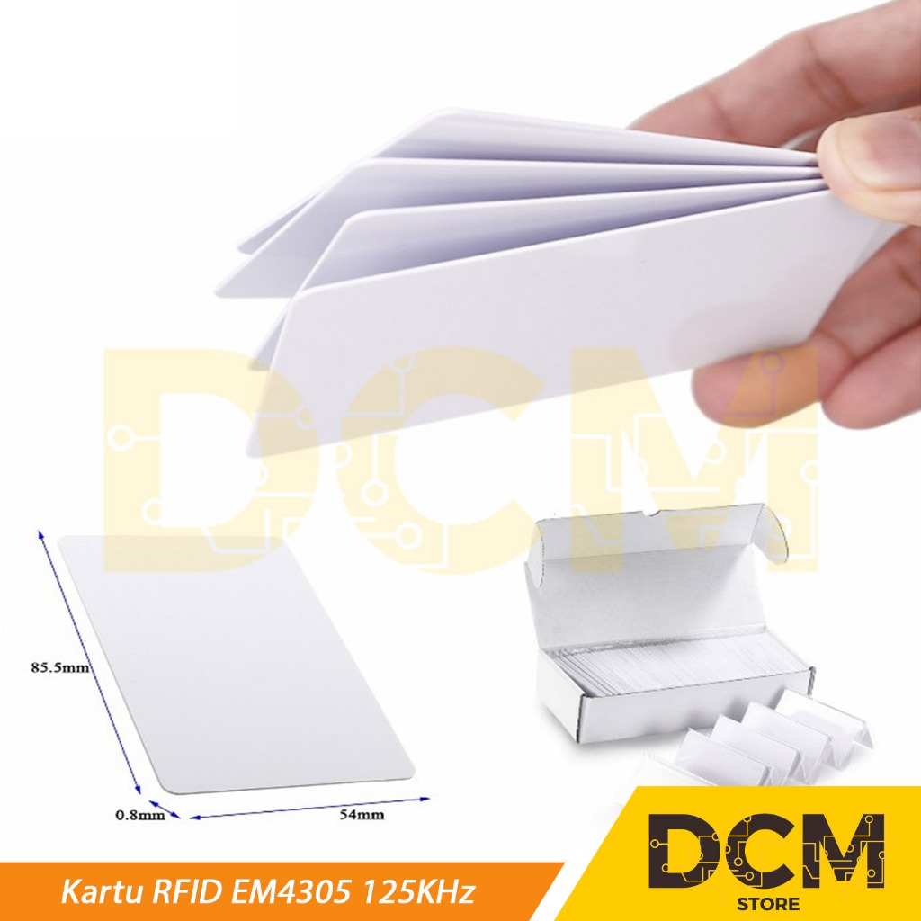 Jual Kartu RFID EM4305 125KHz Writeable Rewriteable | Shopee Indonesia