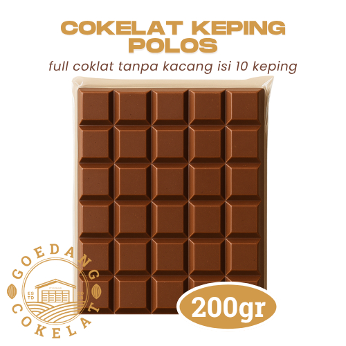 Jual Goedang Cokelat | Cokelat Keping 10pcs | Cokelat Polos | Bisa ...