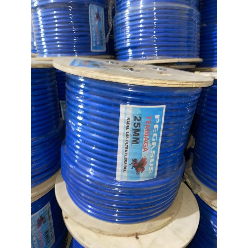 Jual KABEL PVC WELDING 25MM/KABEL LAS/WARNA BIRU | Shopee Indonesia