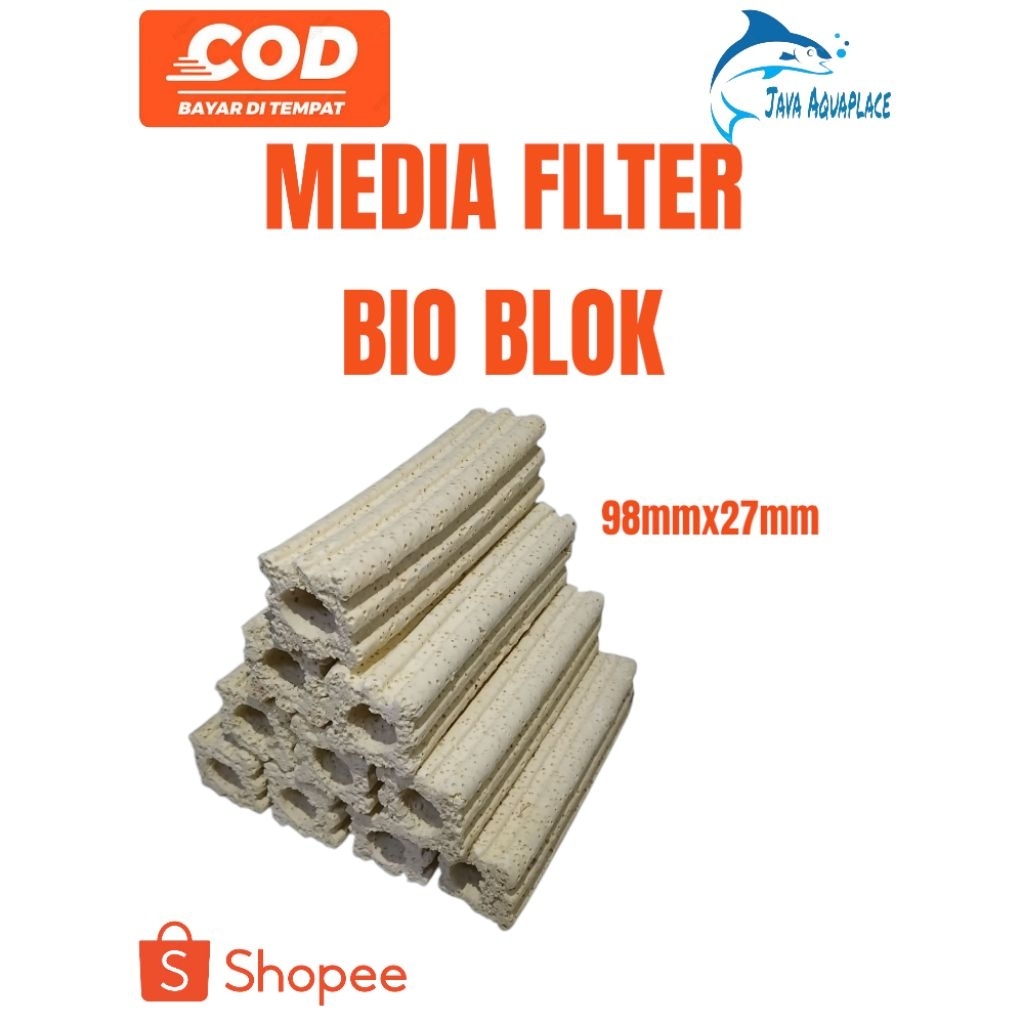 Jual Media Filter SBT Eco Bio Block Rumah Bakteri Momogi Aquarium Reef ...
