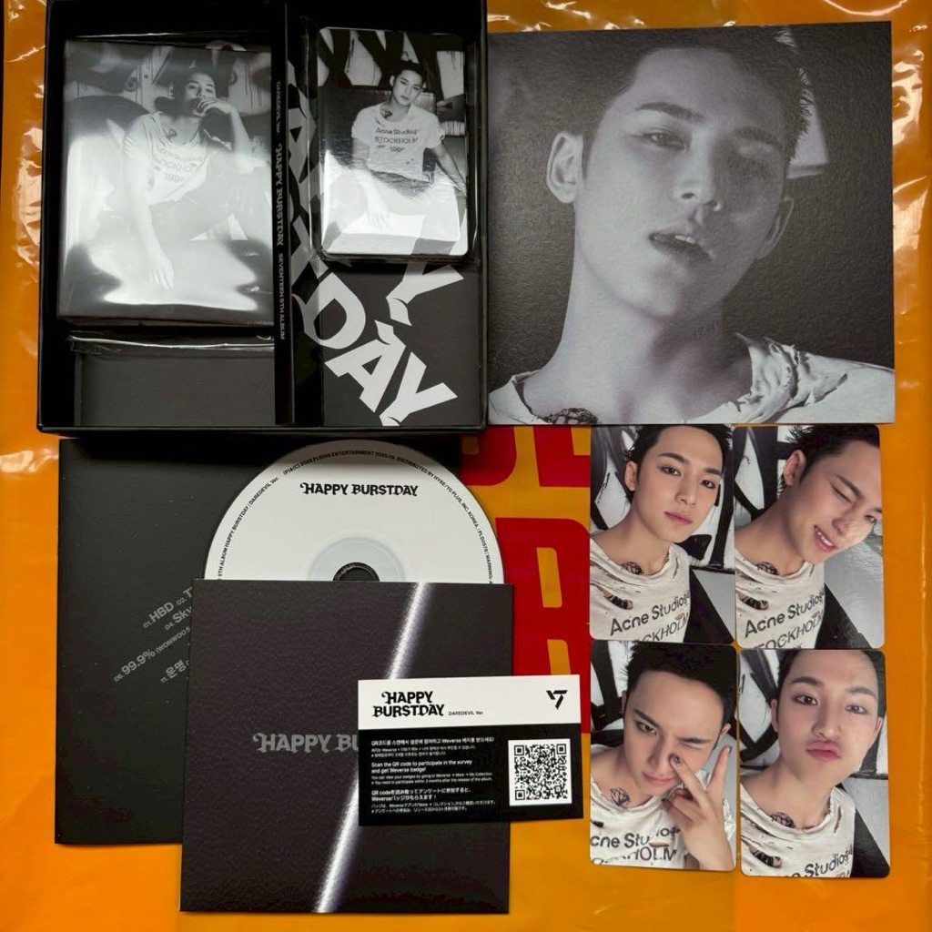 セブチHAPPYBURSTDAY devil ディノ　ミンハオ Jual (BACA DESKRIPSI) PRE-ORDER FIX MEMBER MINGYU SET ALBUM