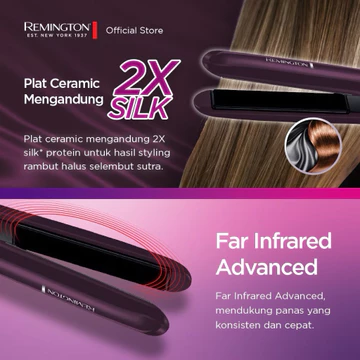 Remington Silk Ceramic Ultra S9603 Catok Cepat Panas 10 Detik