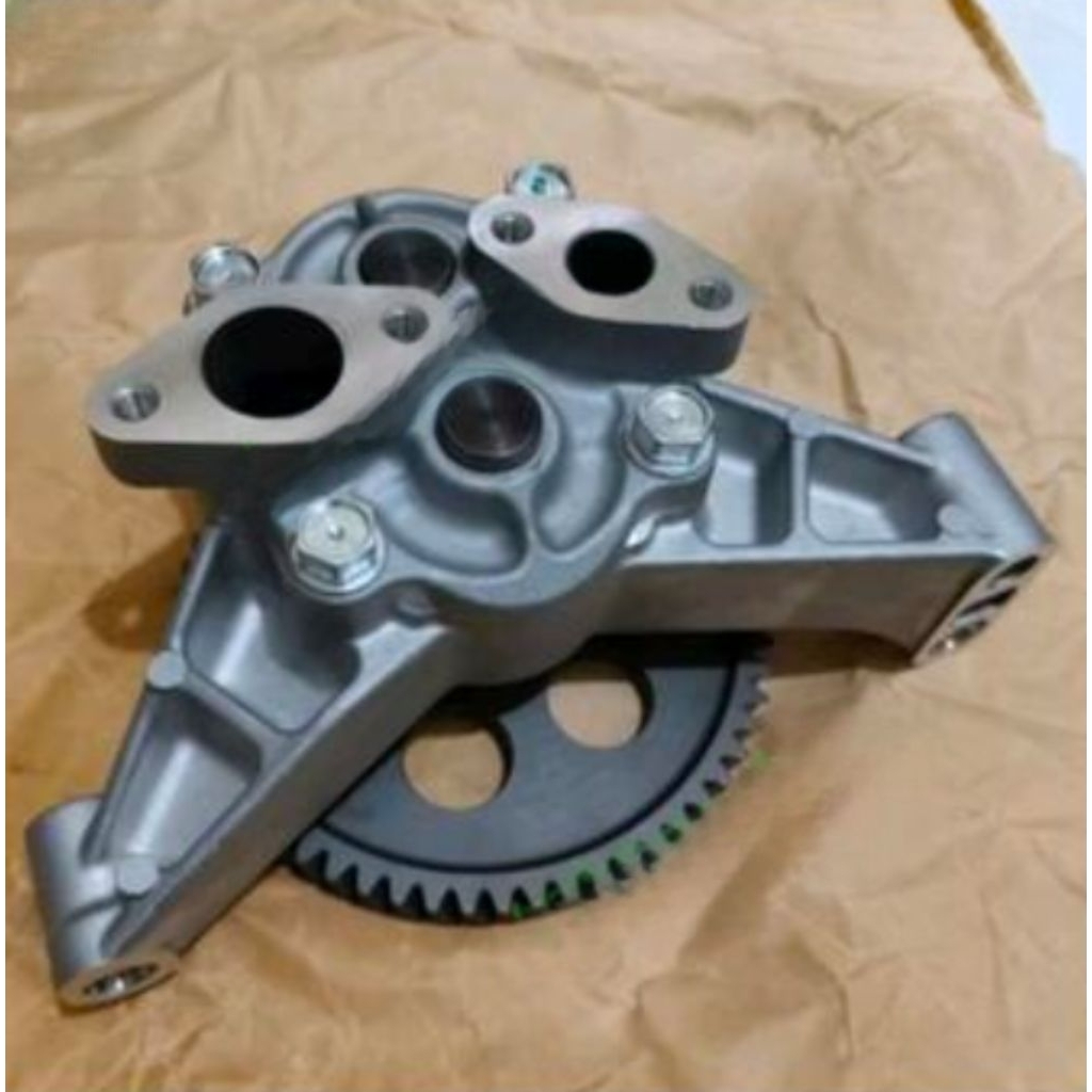 Jual OIL PUMP ASSY ENGINE ME074345 POMPA OLI MESIN FUSO GANJO 6D16 ASLI ...