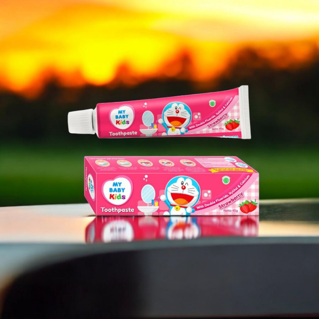 Jual My Baby Pasta Gigi Anak Rasa Strawberry 45g | Shopee Indonesia