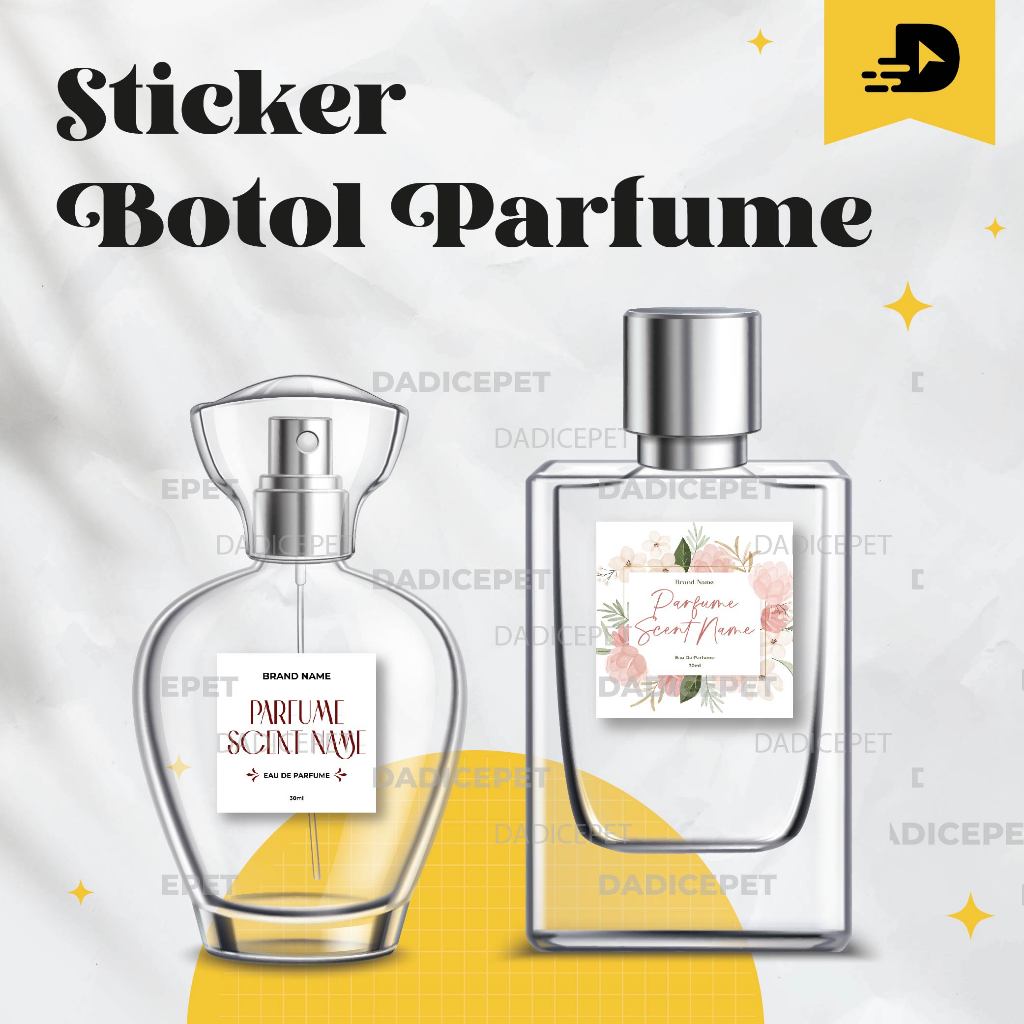 Jual Stiker Botol Parfum Custom | Shopee Indonesia