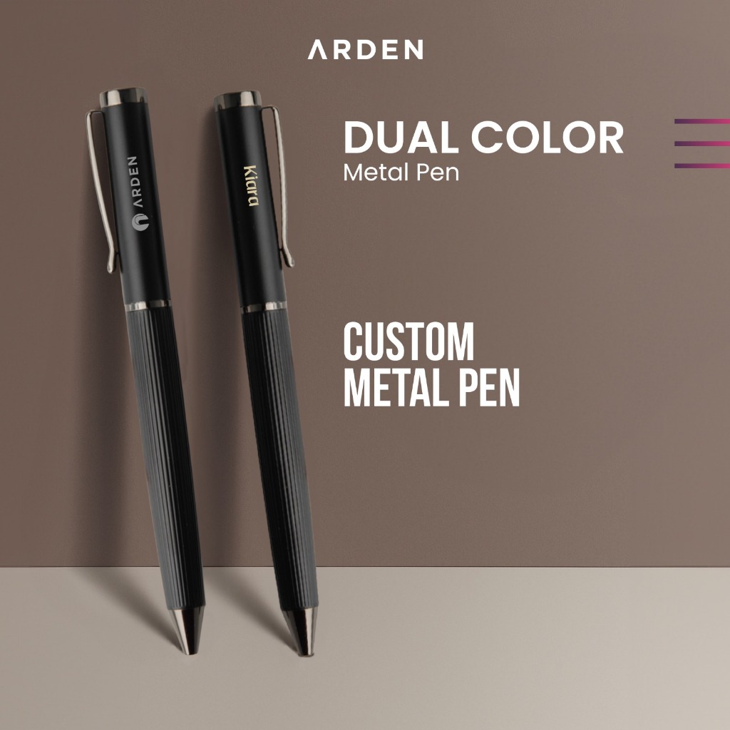 Jual ARDEN Dual Color Pen - Pulpen Bisnis Professional Ballpoint Metal ...