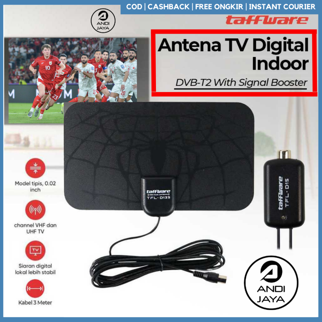 Booster Antena Tv Taffware Taffware Antena TV Digital DVB-T2 25dB