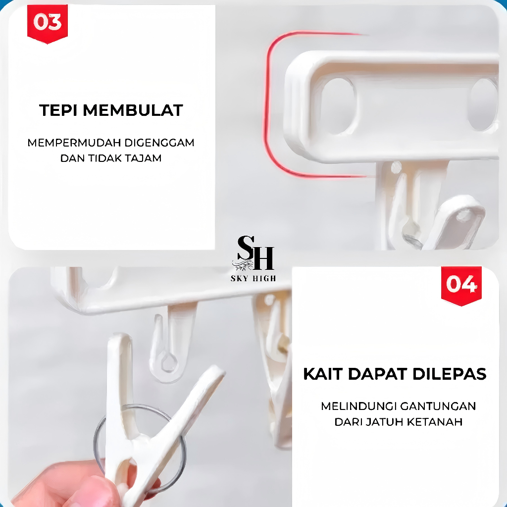 Jual Jemuran menara rak jemuran baju bayi lipat rak susun handuk ...