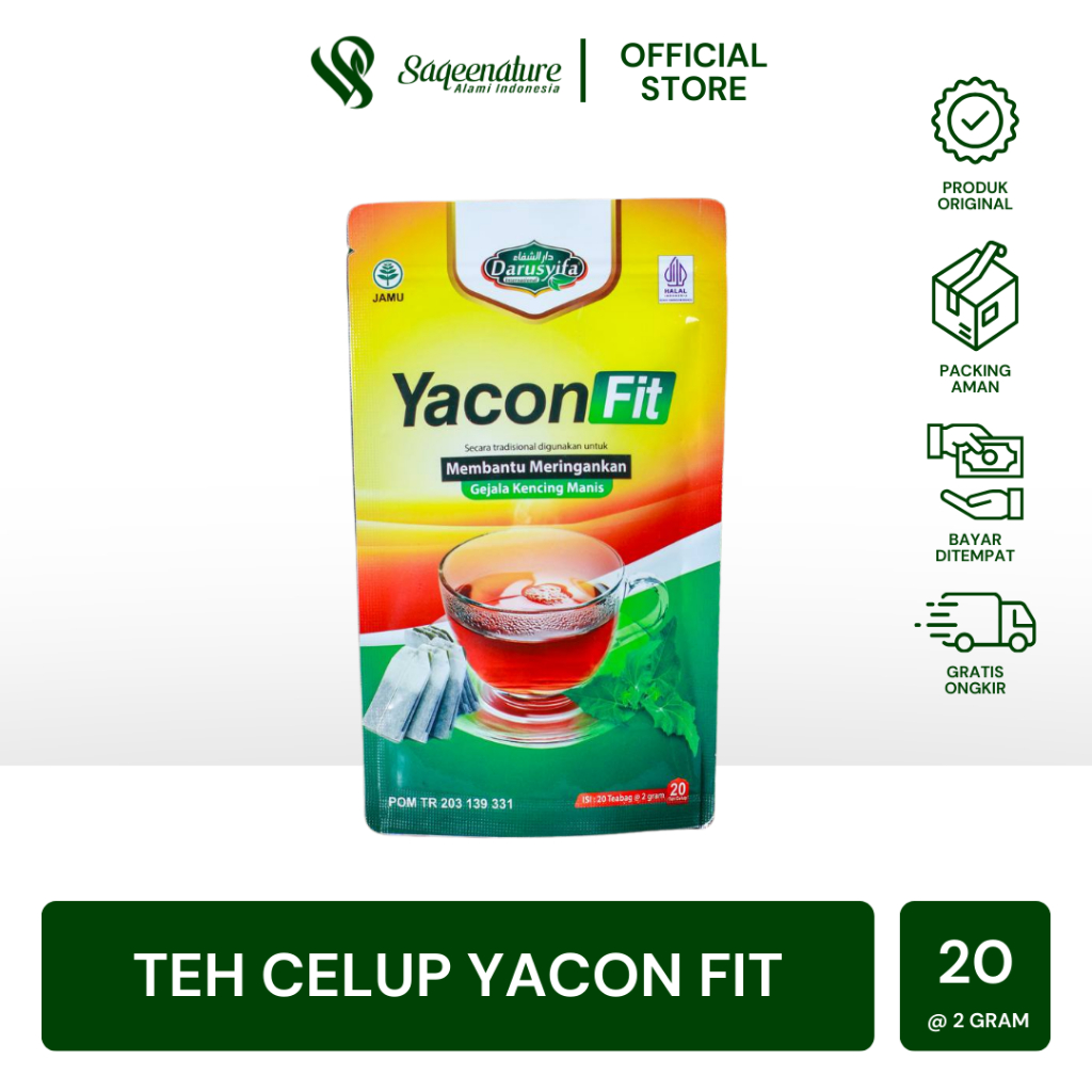 Saqeenature Teh Herbal Diabetes Sembuh Total Penurun Gula Darah Antioksidan Infeksi Saluran Kemih Kenicng Manis Bpom