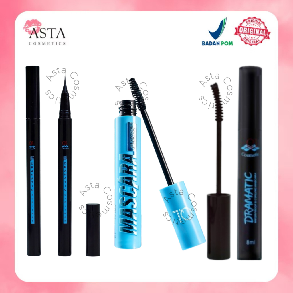 Jual Waterproof and Curling Mascara Bervolume Dramatic 8 mL ( maskara ...