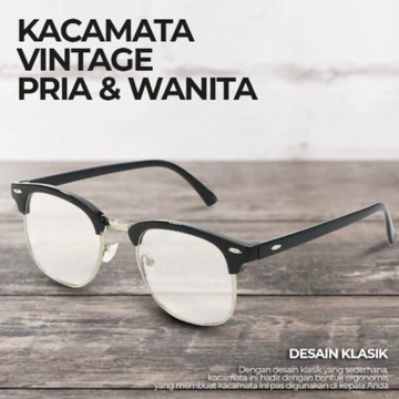( LUXOYEZ ) BISA INSTANT Kacamata Anti Radiasi Komputer Anti Blue Light Frame Besar Transparan