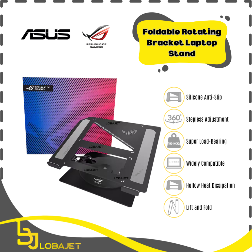 Jual ASUS ROG Foldable Rotating Bracket Laptop Stand - Compatible with ...
