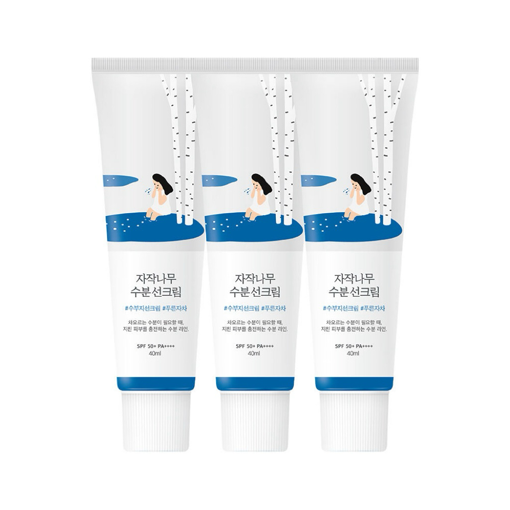 Jual ROUND LAB BIRCH JUICE MOISTURIZING SUNSCREEN SPF 50+ PA++++ 40ml ...