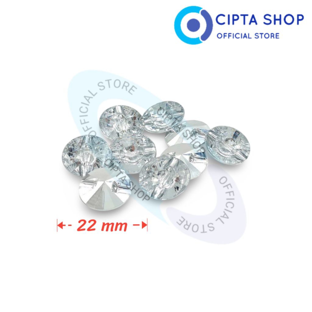 Jual Kancing Kristal 22mm Kancing Diamond, Kancing Kristal Sofa ( harga ...