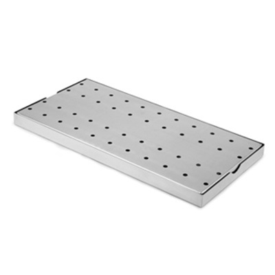 Jual Stainless Steel Rectangular Drip Tray with Round Holes | Shopee ...