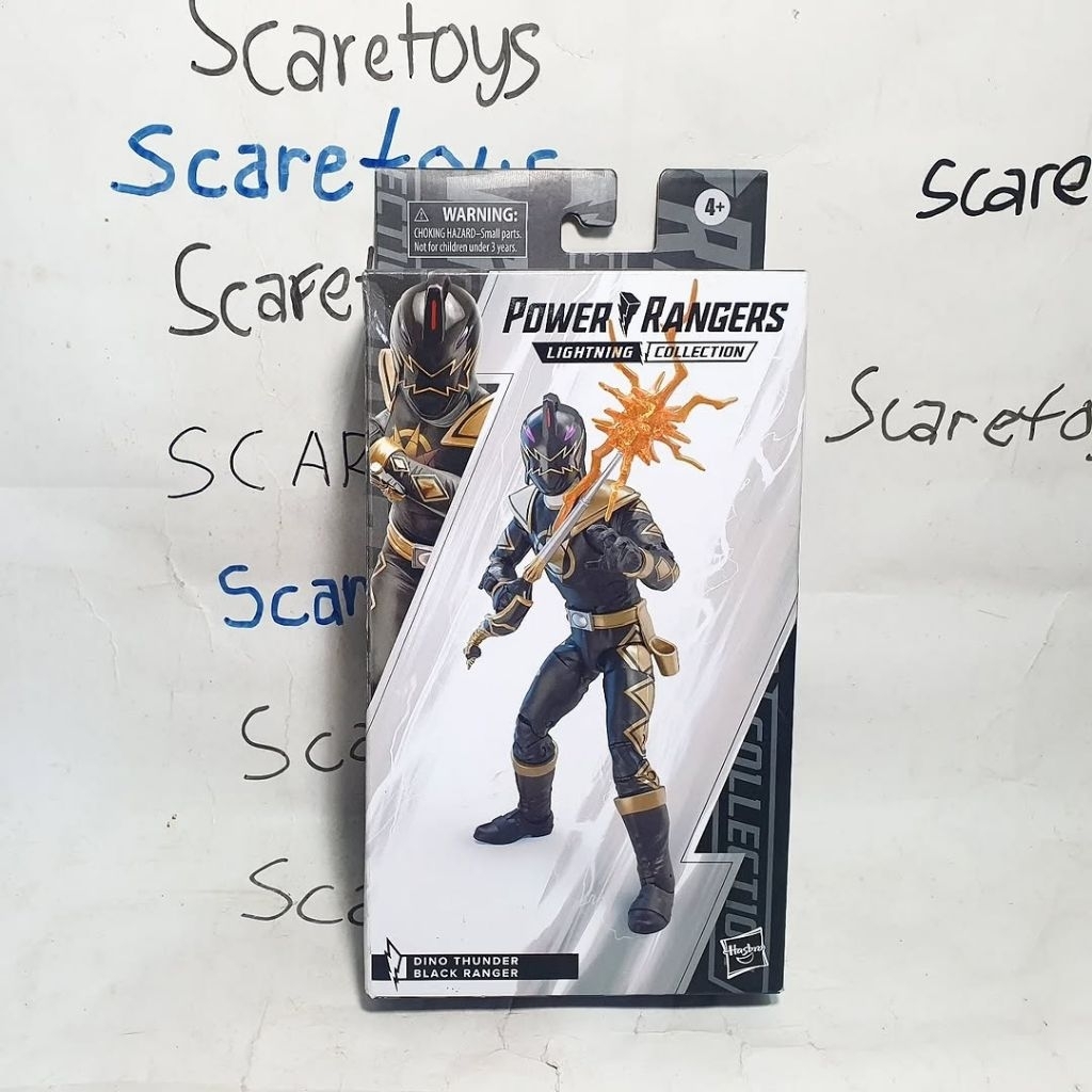 Jual Lightning Collection Power Rangers Dino Thunder Black Ranger Hitam ...
