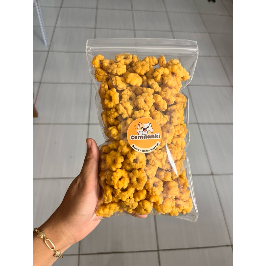 Jual cemilan salome oren kembang ribut gurih renyah | Shopee Indonesia