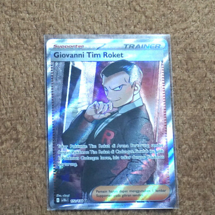 Jual Kartu TCG Pokemon Indonesia Kehadiran Juara : Giovanni Tim Roket ...