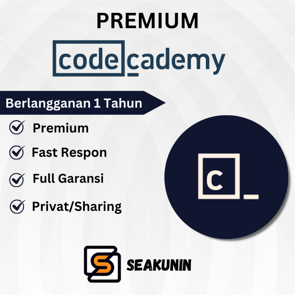 Jual CodeCademy Premium 1 Tahun - Panduan Belajar Pemrograman Koding ...