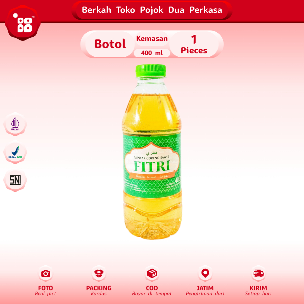 Jual Fitri Minyak Goreng Botol 400 ml | Shopee Indonesia