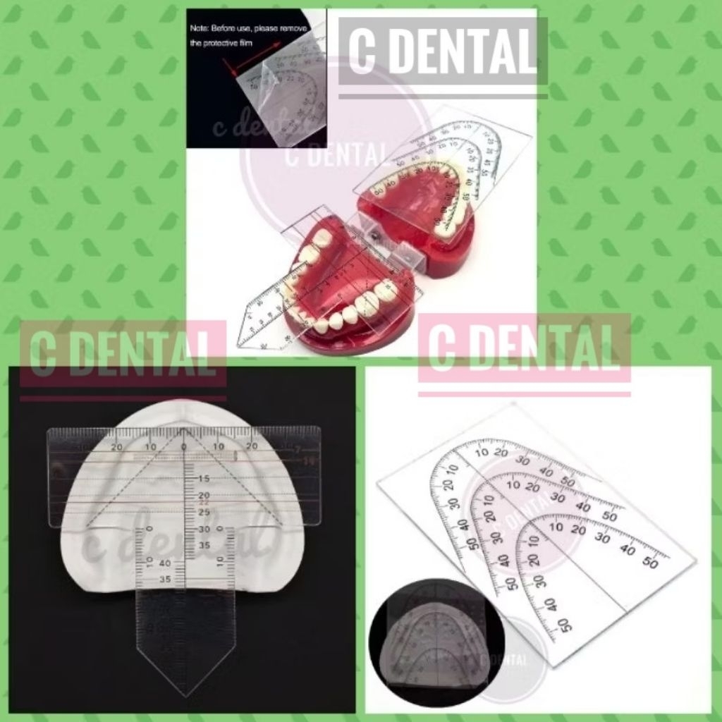 Jual Dental Denture Model Guide Ruler Sketsa Kesimetrisan Kesejajaran ...
