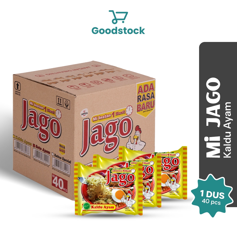 Jual Mie Jago Kaldu Ayam 1 Dus - Mie Instan Rasa Kaldu Ayam | Shopee ...