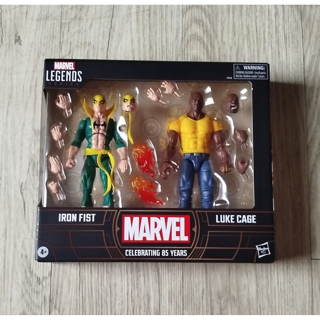 Mô hình Hasbro Marvel Legends Series - Iron Fist & Luke Cage (Marvel 85th Anniversary) | Shopee