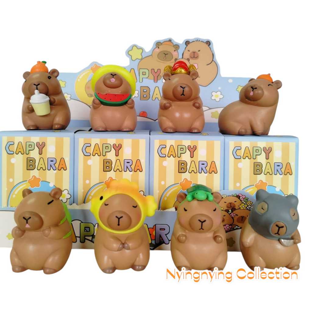 Jual Figure CAPYBARA Blind Box Topper Cake Mainan Figure KAPIBARA Set ...