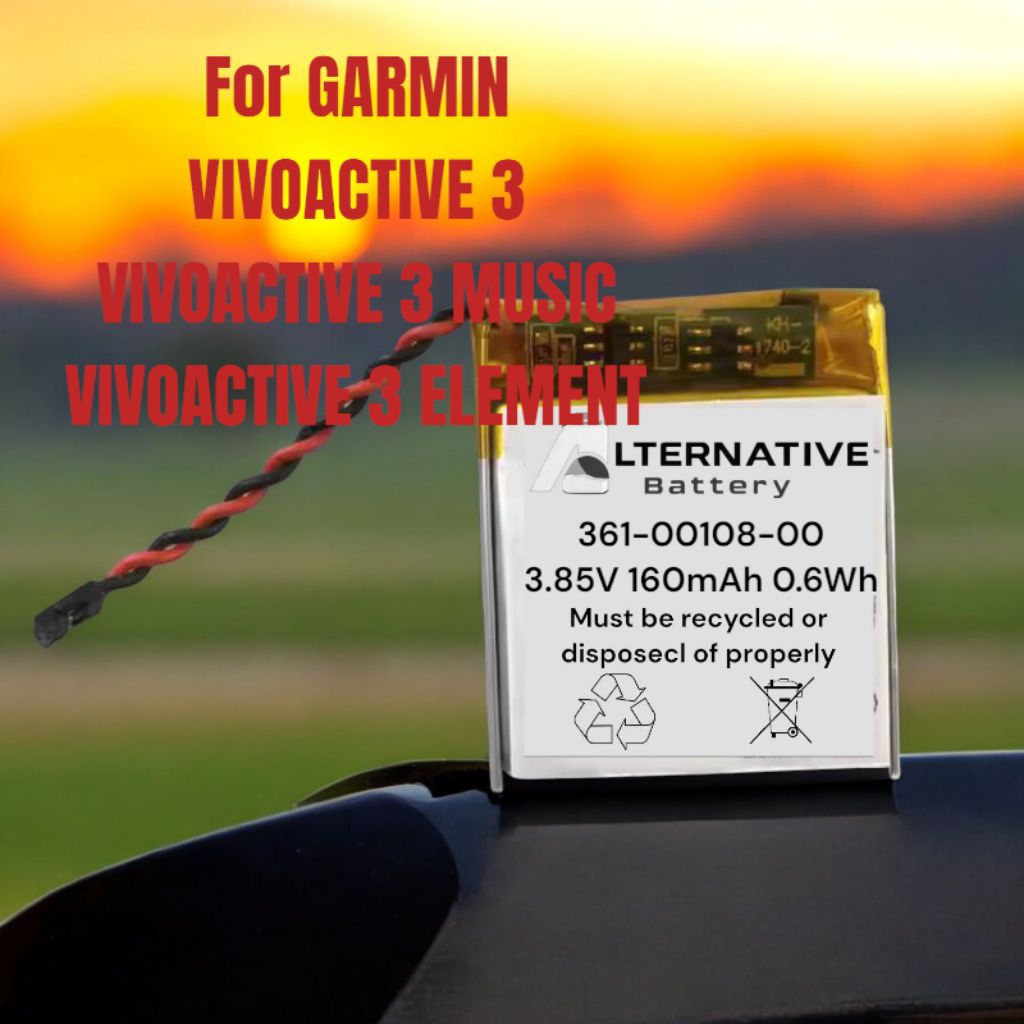 Battery 361-00108-01 for Garmin Vivoactive 3 - Spare parts for everyone