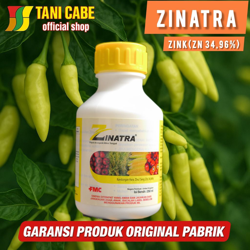 Jual Zinatra 250 ml pupuk zink penyembuh asam asaman dan daun kurang ...