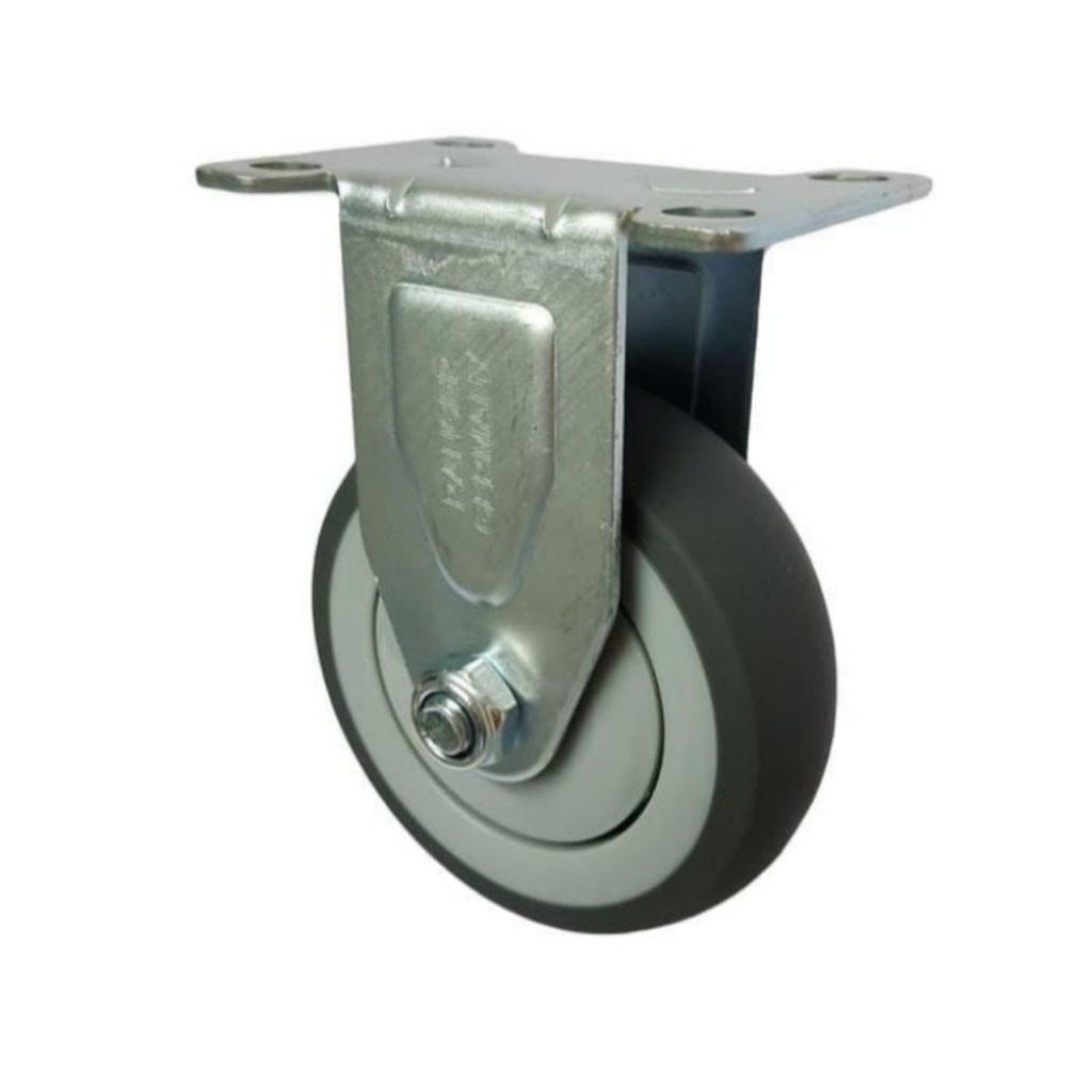 Jual Roda Troli / Trolley Karet Abu TPR 5