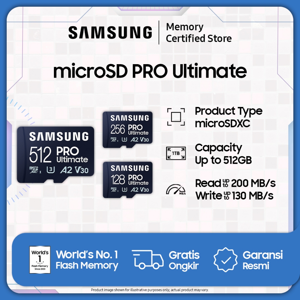 Jual Samsung microSD PRO Ultimate UHS-I - microSDXC - 128GB / 256GB ...