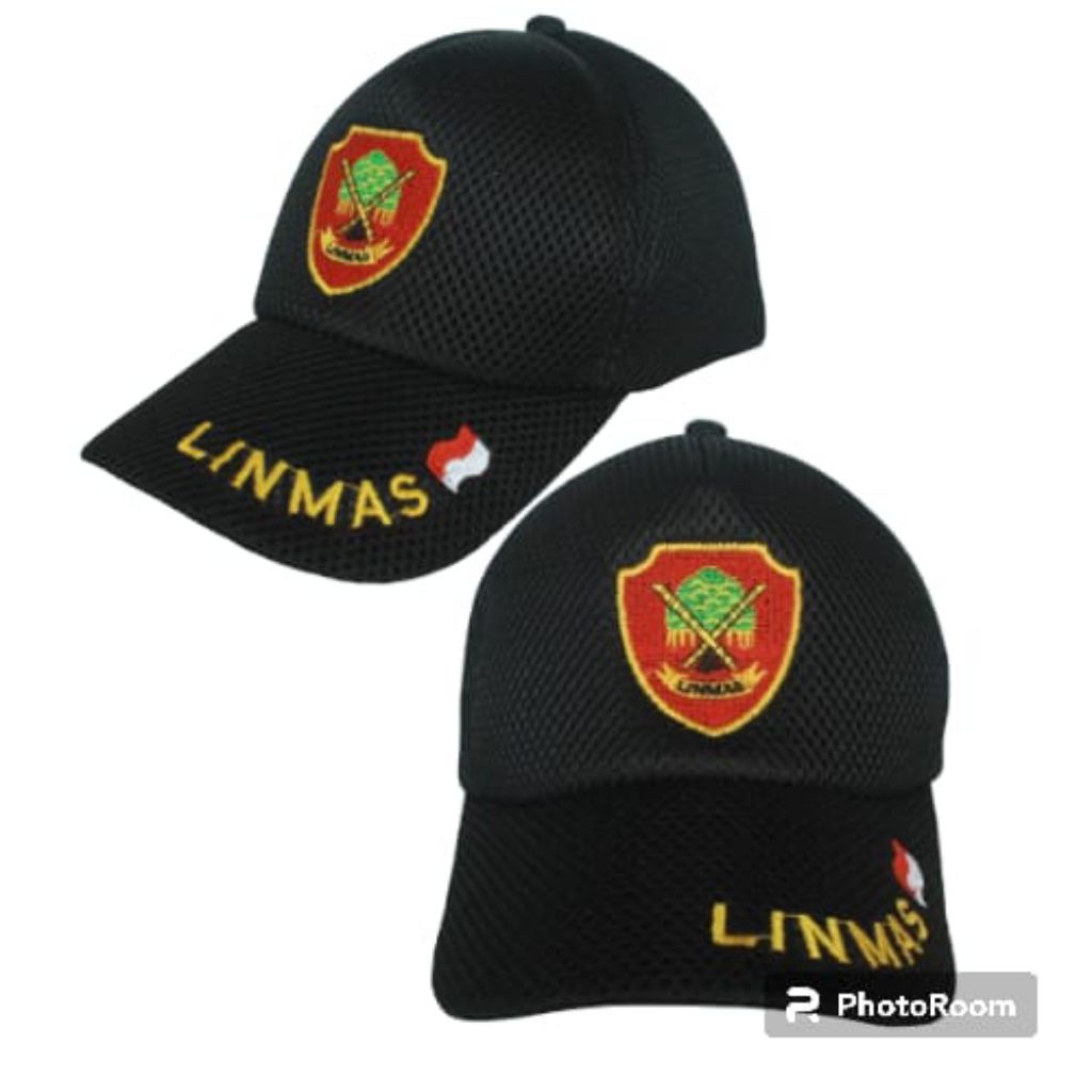 Jual TOPI LINMAS HITAM | Shopee Indonesia