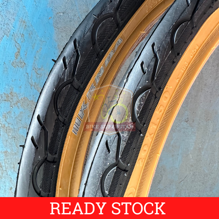 Jual Ban Luar Sepeda Kenda KWest 20 x 1.50 (406) Hitam Kuning Lipat ...