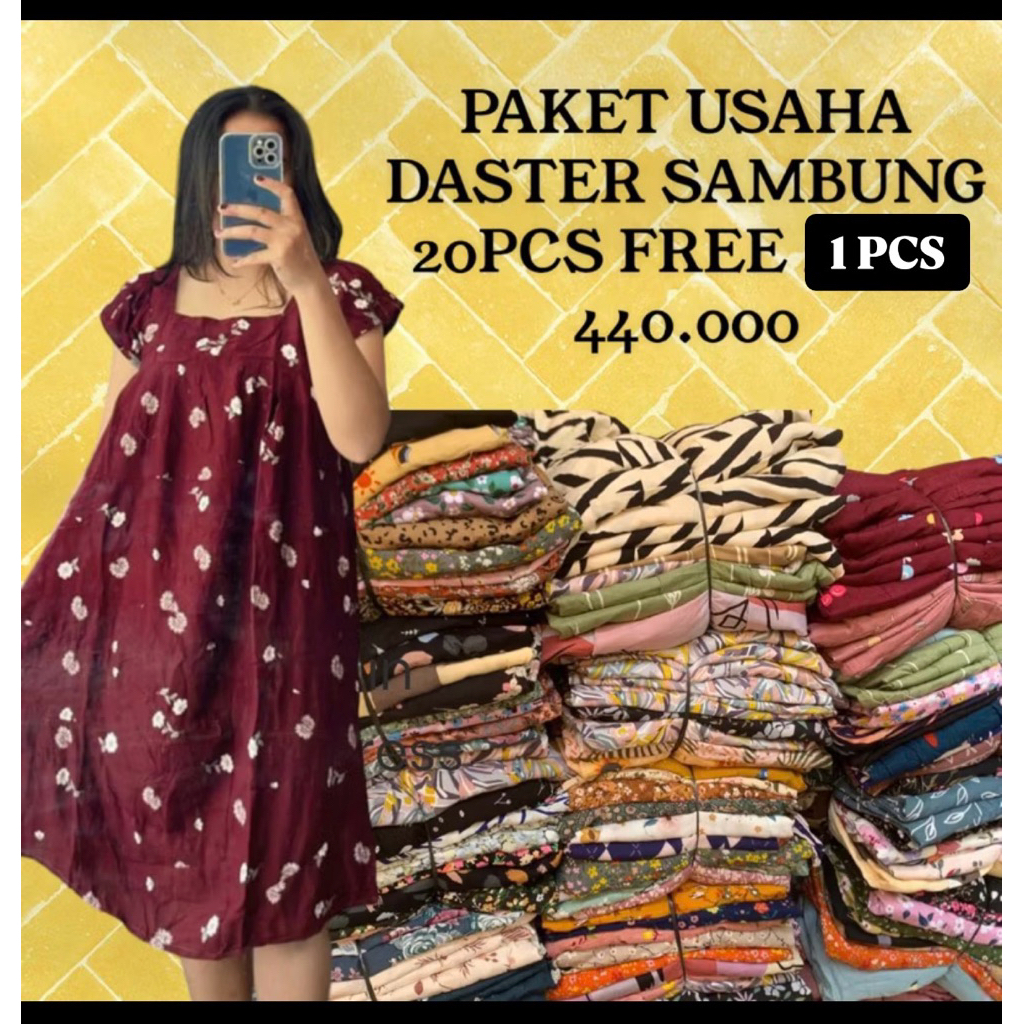 Jual PAKET USAHA DASTER SAMBUNG 20PCS FREE 1PCS | Shopee Indonesia