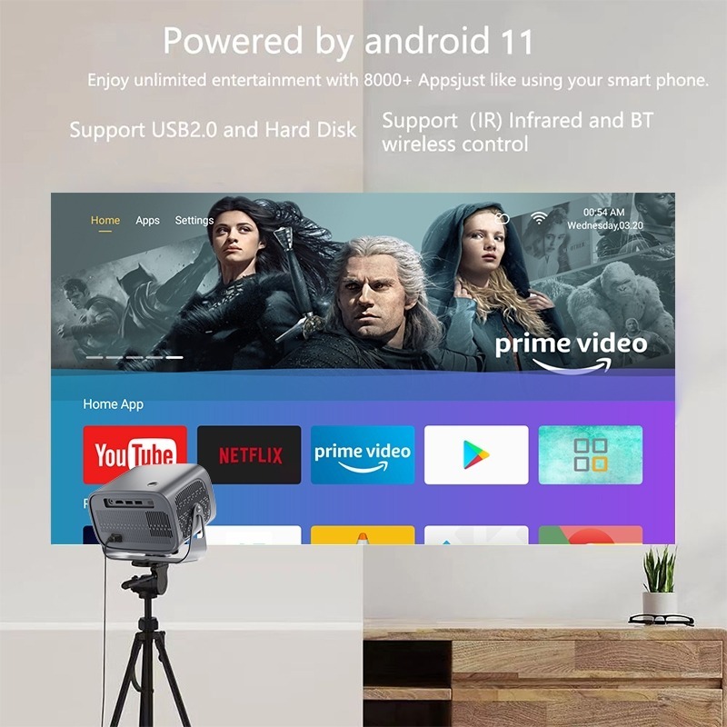Jual COD K1Pro 10000 LMProyektor Android 200ANSI HD1080P Proyektor IOS ...
