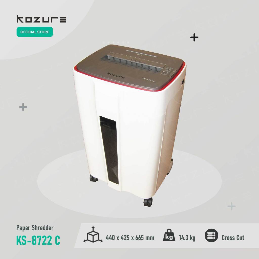 Jual Kozure Paper Shredder Seri KS-8722C Mesin Penghancur Kertas Cross ...