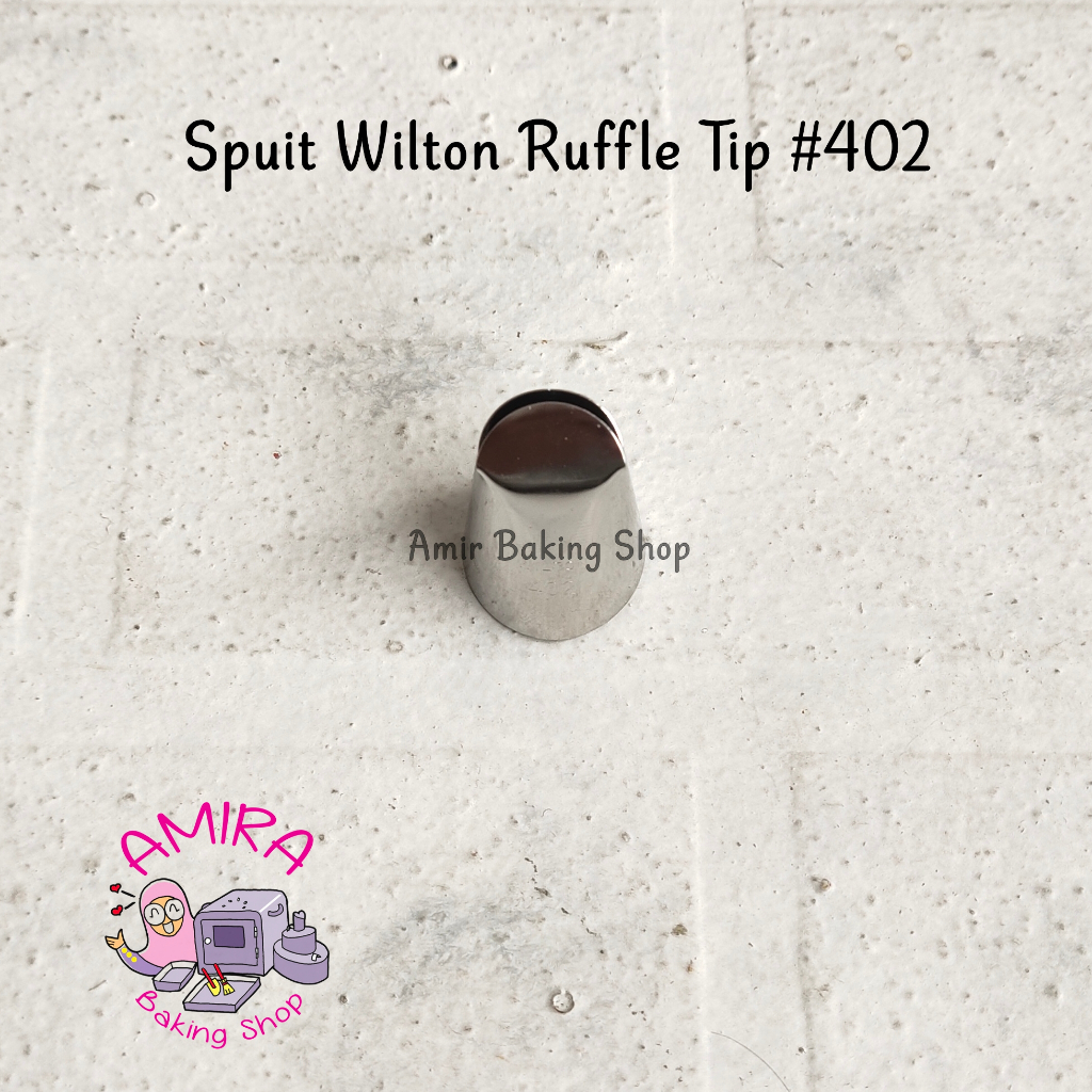 Jual Spuit Wilton Ruffle Tip No. 402 ( Stainless steel ) | Shopee Indonesia
