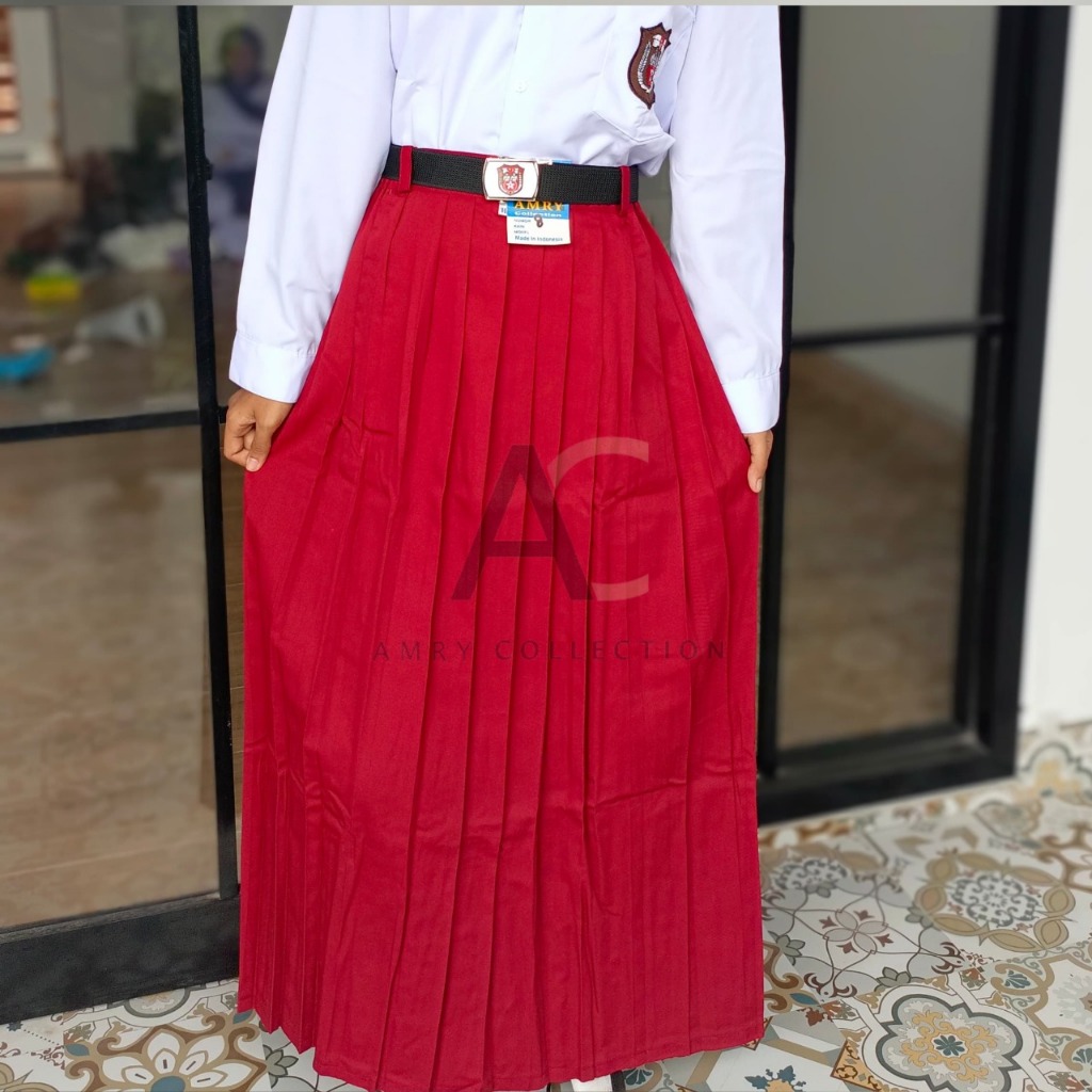 Jual ROK SEKOLAH SD Rok Panjang Rempel Full SD/MI Seragam Sekolah By ...