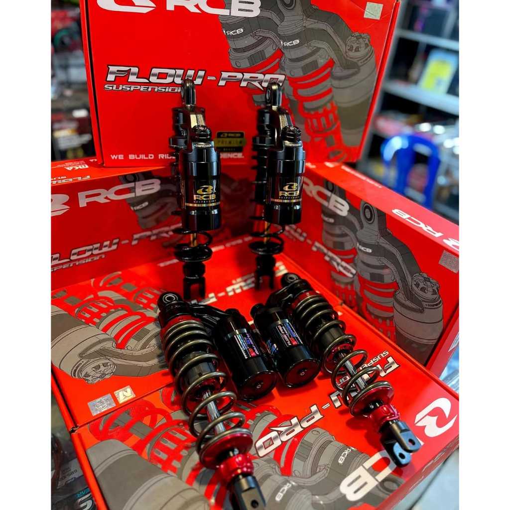 Jual Shockbreaker RCB Flow Pro 305MM/330MM/365MM/395MM Aerox NMAX PCX ...