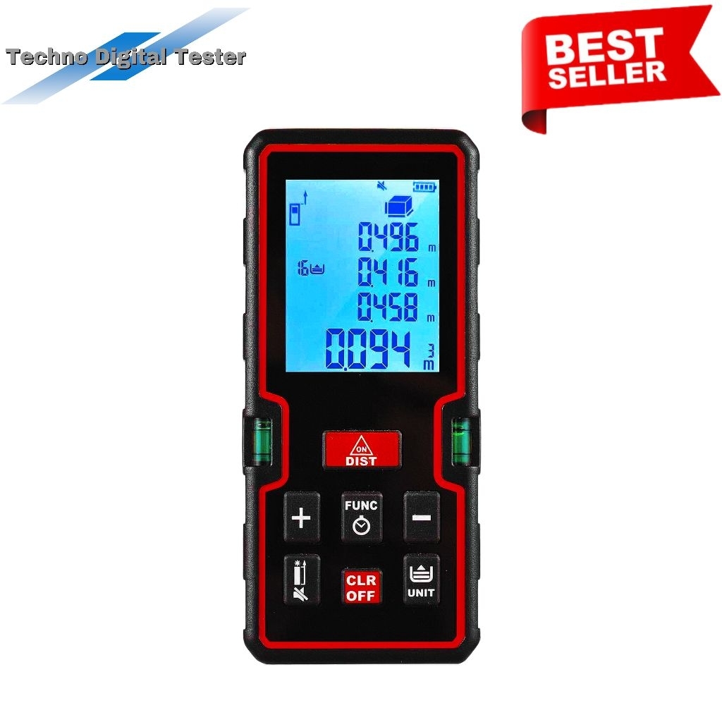 Jual Meteran Laser Digital Electronic Accuracy Ruler Infrared 40M ...