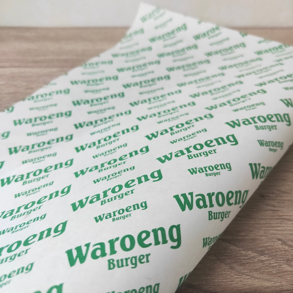 Jual CUSTOM Kertas Roti Foodgrade 18 x 20 cm - Wrap Paper / Kertas ...