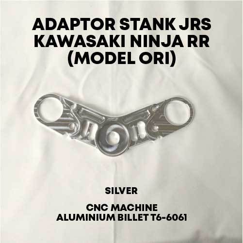 Jual ADAPTOR STANK CNC JRS KAWASAKI NINJA 150 RR MODEL ORI WARNA SILVER ...